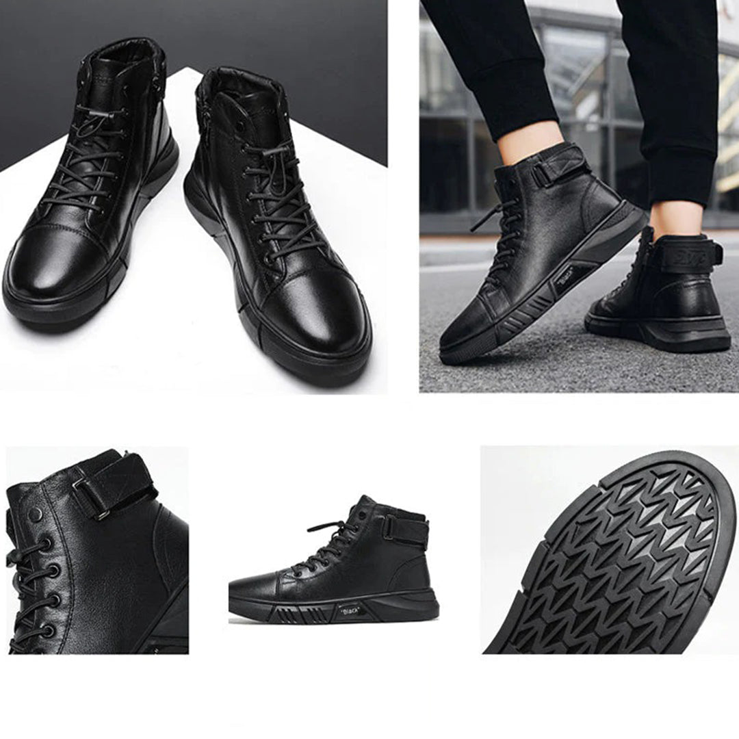 NOËL - Zwarte warme laarzen