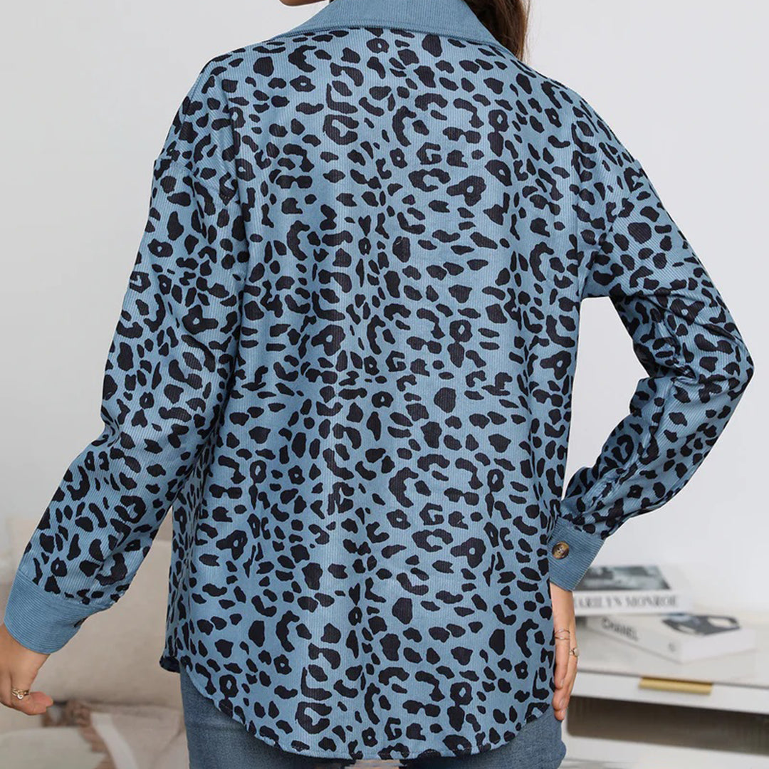 STYLISH - Modieuze luipaardprint jas