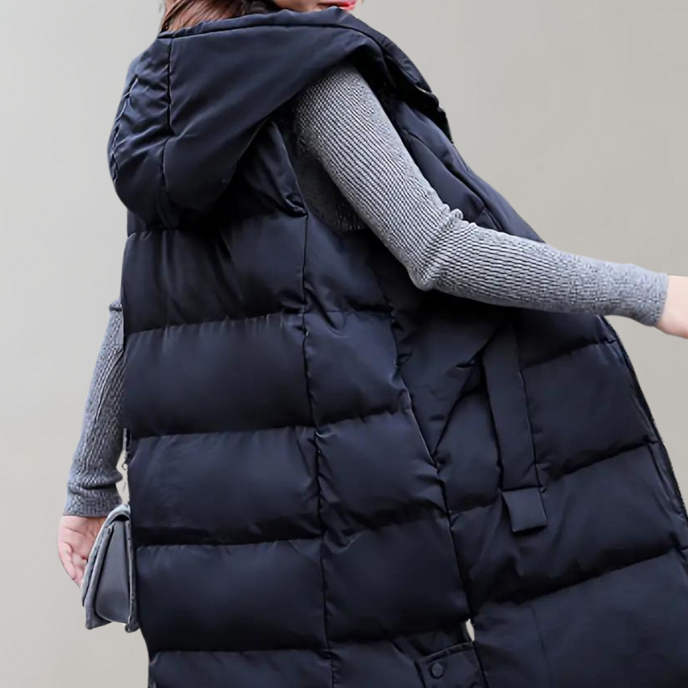 Gezellig - Lange winterjas met capuchon voor optimale warmte