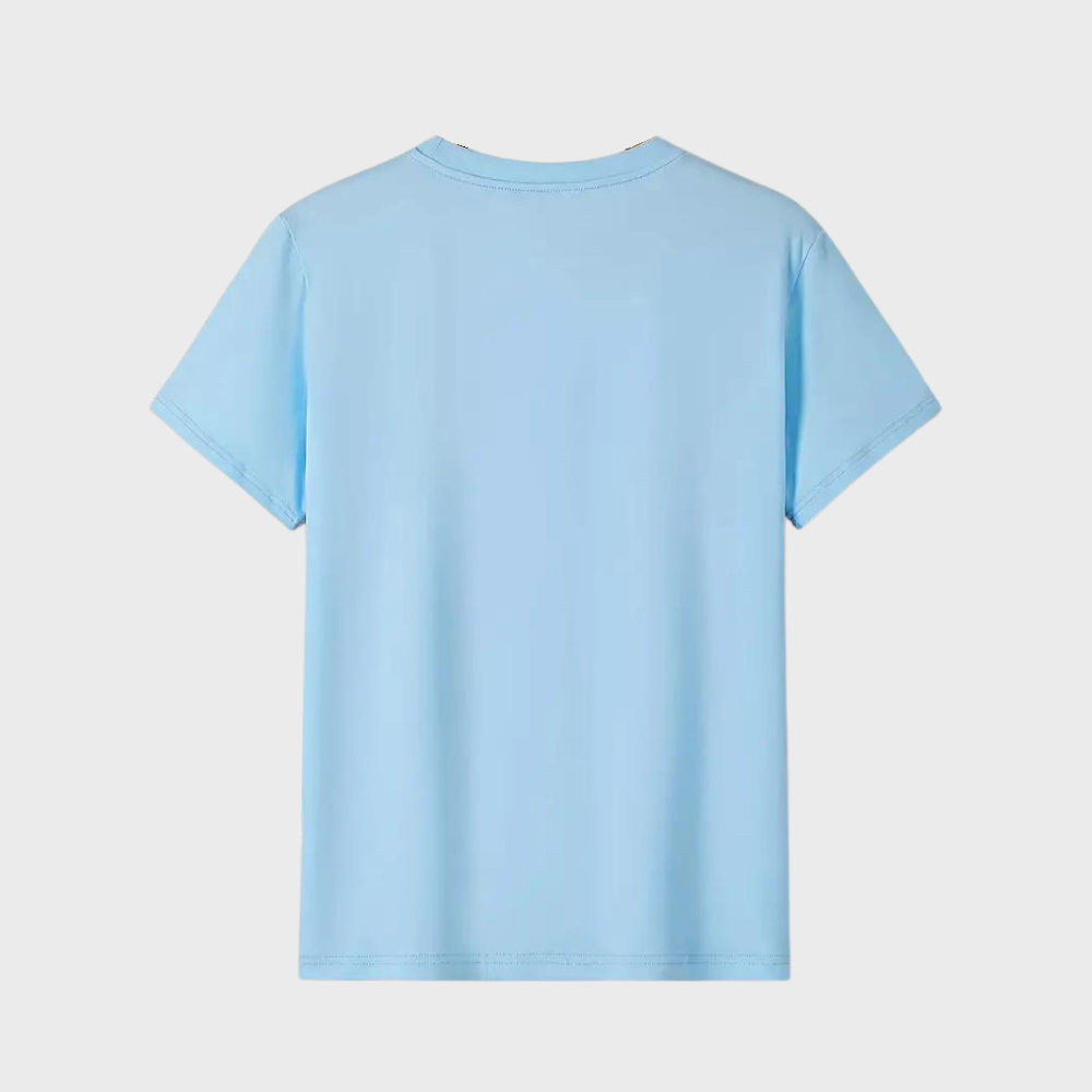 Lenn - Grafisch heren T-shirt met palmboomprint