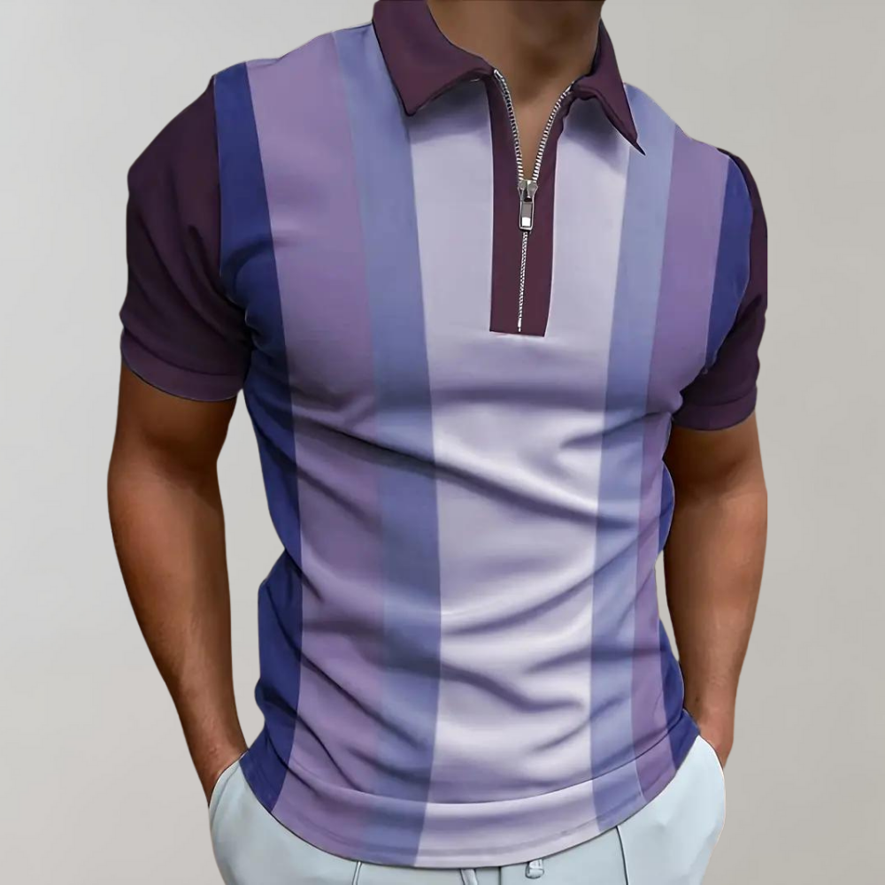 Pim - Polo shirt met ritssluiting voor heren