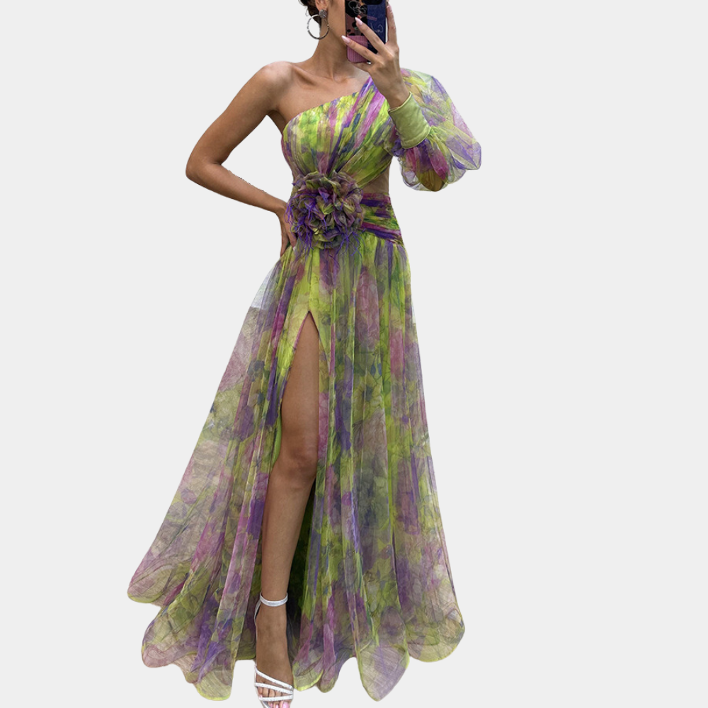 Lotte - Stijlvolle jurk voor dames met één mouw