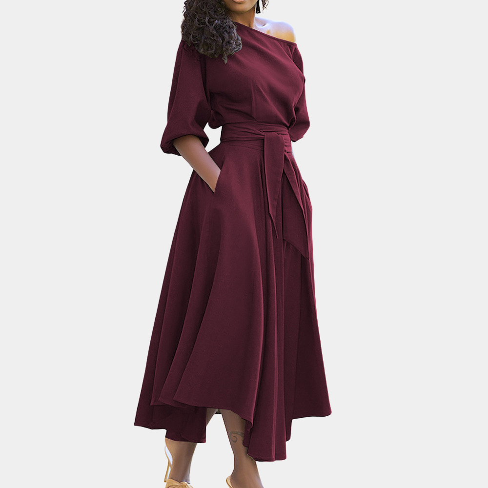 Eva - Comfortabele jurk voor vrouwen met tailleband