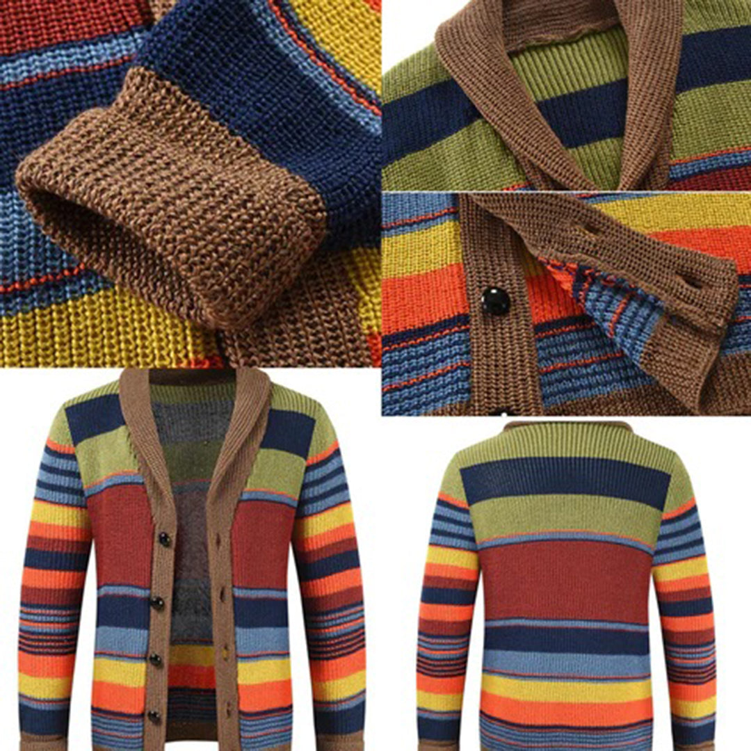 JOHAN - Vintage gebreide trui en vest voor mannen