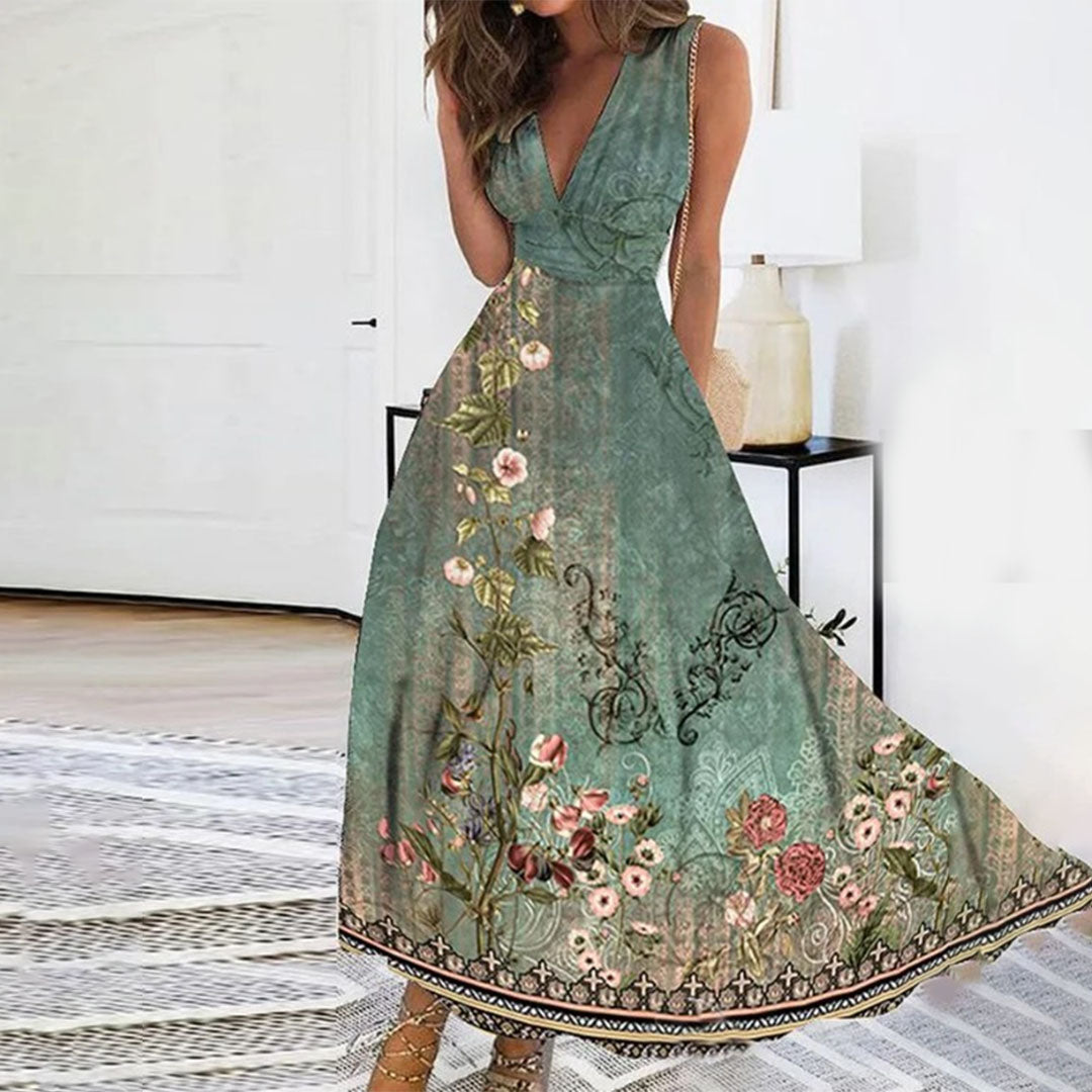 KELLY - Stijlvolle bloemige jurk