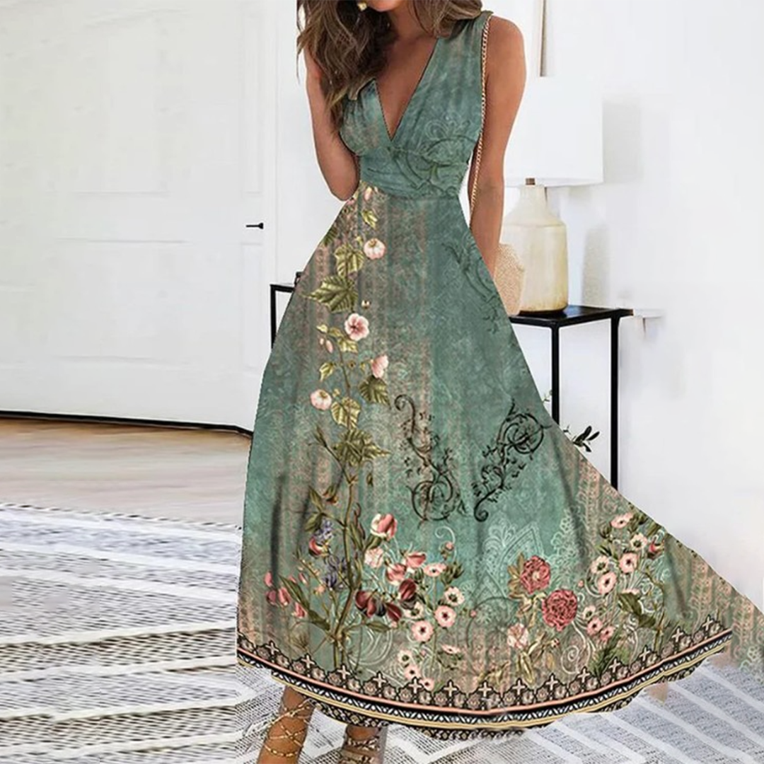 ANNA - Elegante bloemrijke jurk