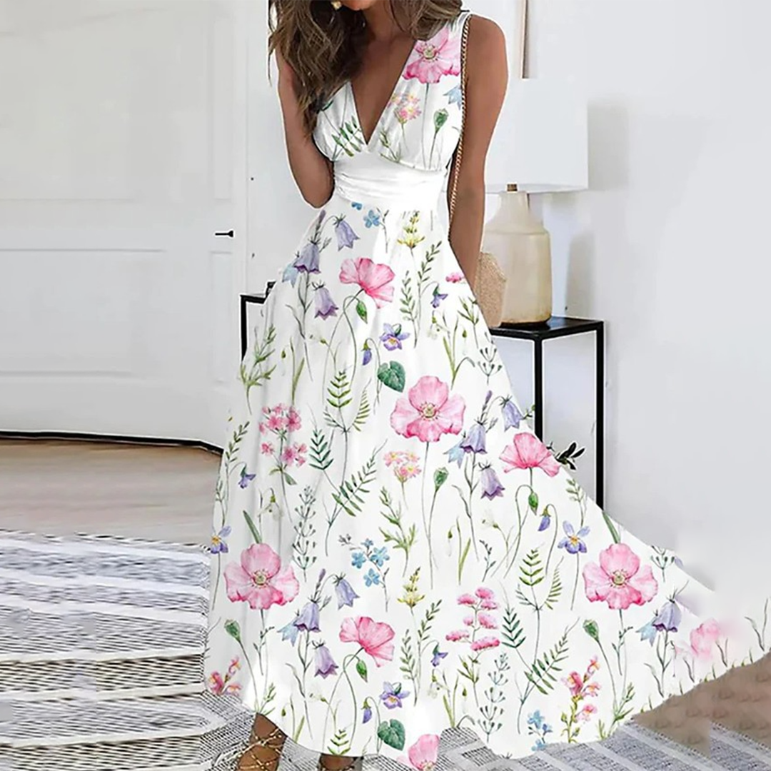 ANNA - Elegante bloemrijke jurk