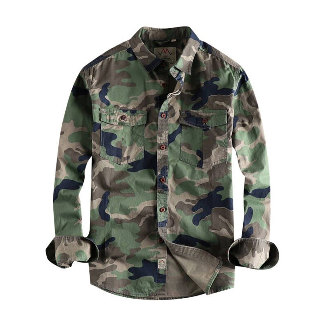 Heren camouflage overhemden van AUBERT