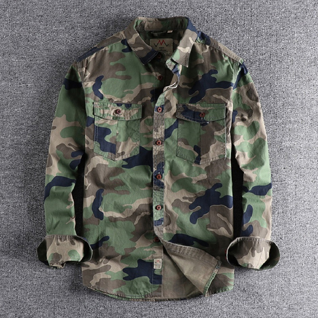 Heren camouflage overhemden van AUBERT