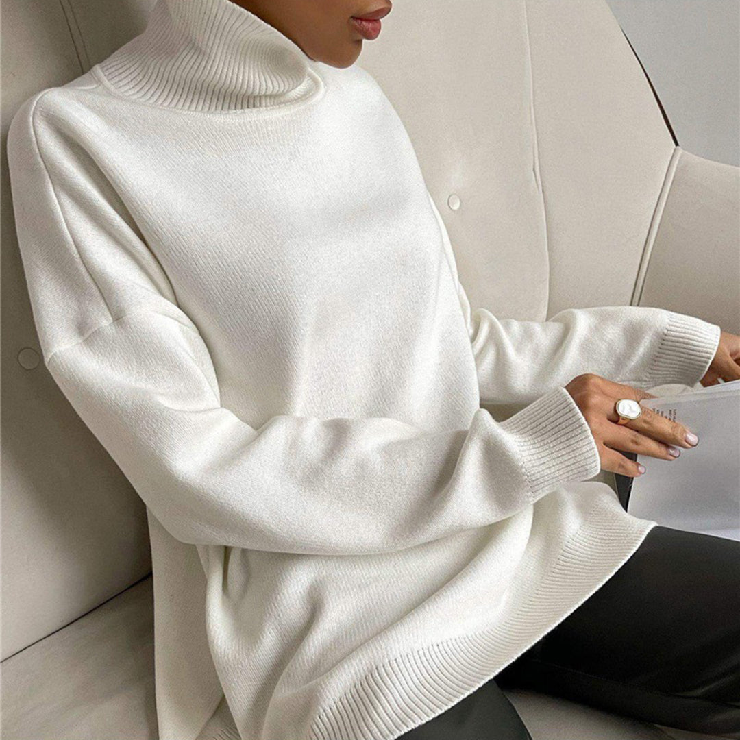 Nieuw design - Elegante trui met zijsplit van AALIYAH