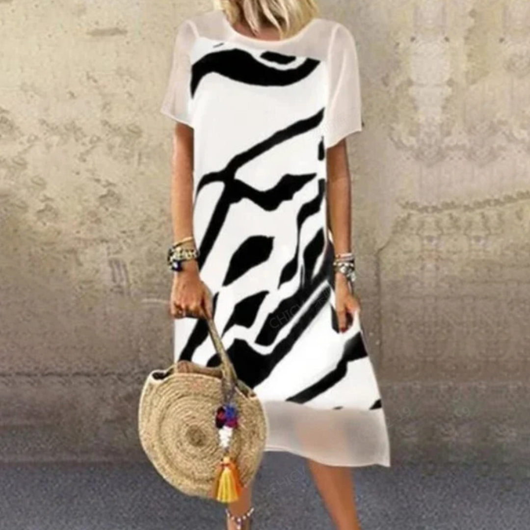 NIEUW - Modieuze dagelijkse jurk van de stijlvolle collectie